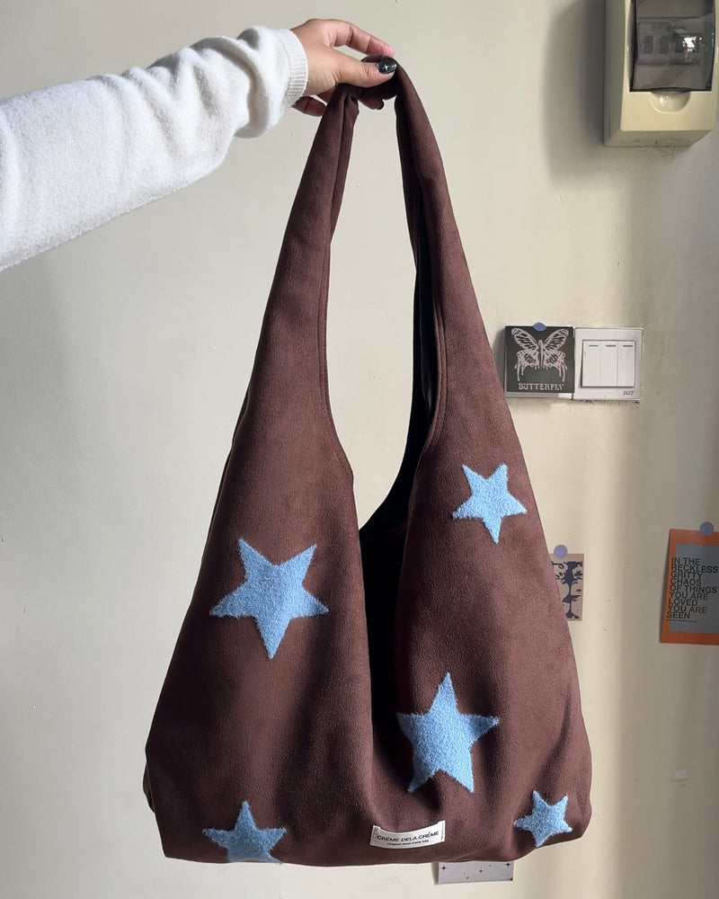 Star Suede Tote