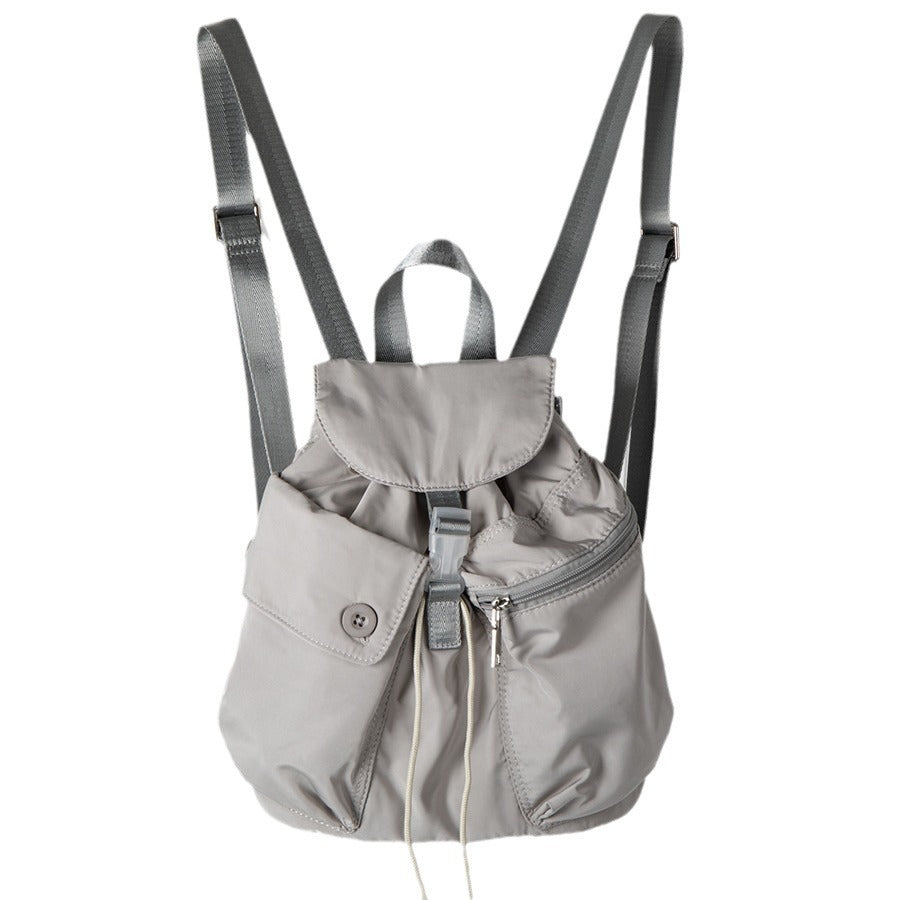 Drawstring Nylon Backpack