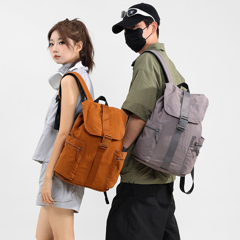Men's And Women's Casual Nylon Backpack