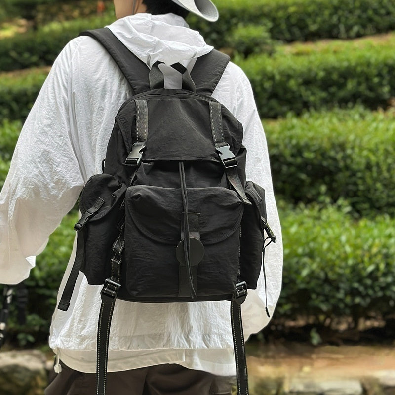 Casual Large Capacity Nylon Backpack