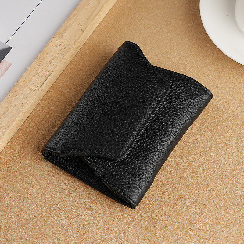 Coin and Card Holder Leather Purse