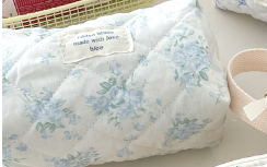 Floral Clutch Cosmetic Bag