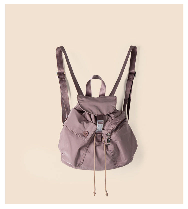 Drawstring Nylon Backpack