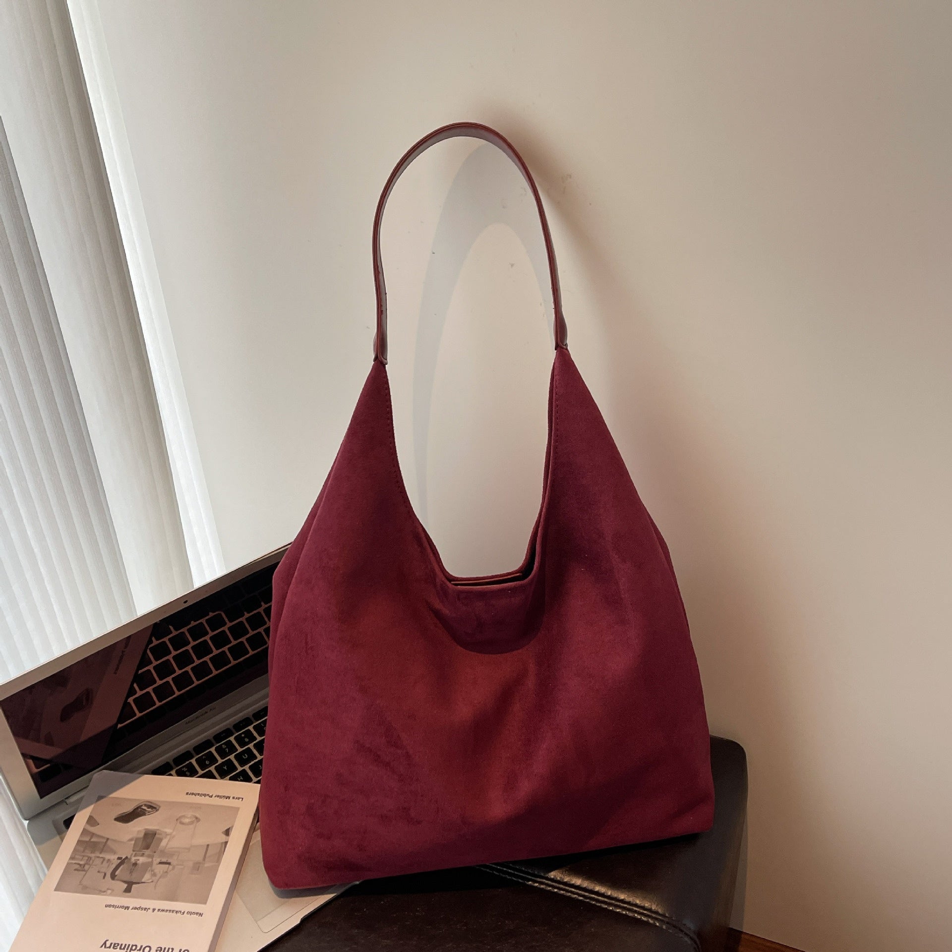 Suede Shoulder Bag