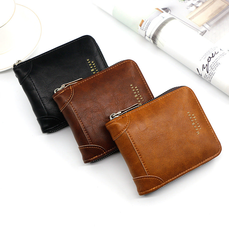 Men's Wallet Casual Zipper