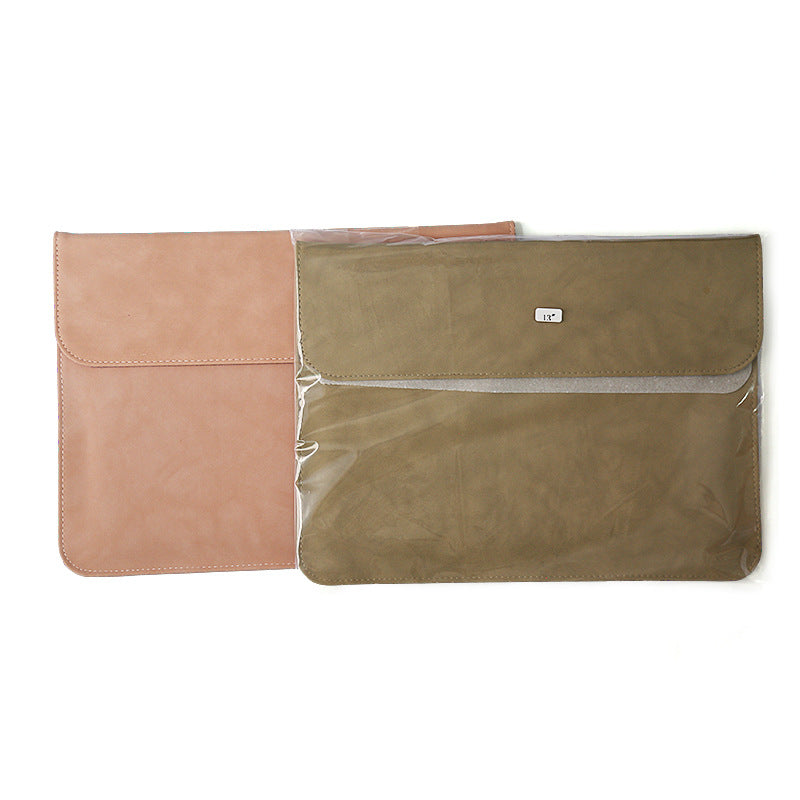 Frosted Leather Laptop inner Sleeve Bag