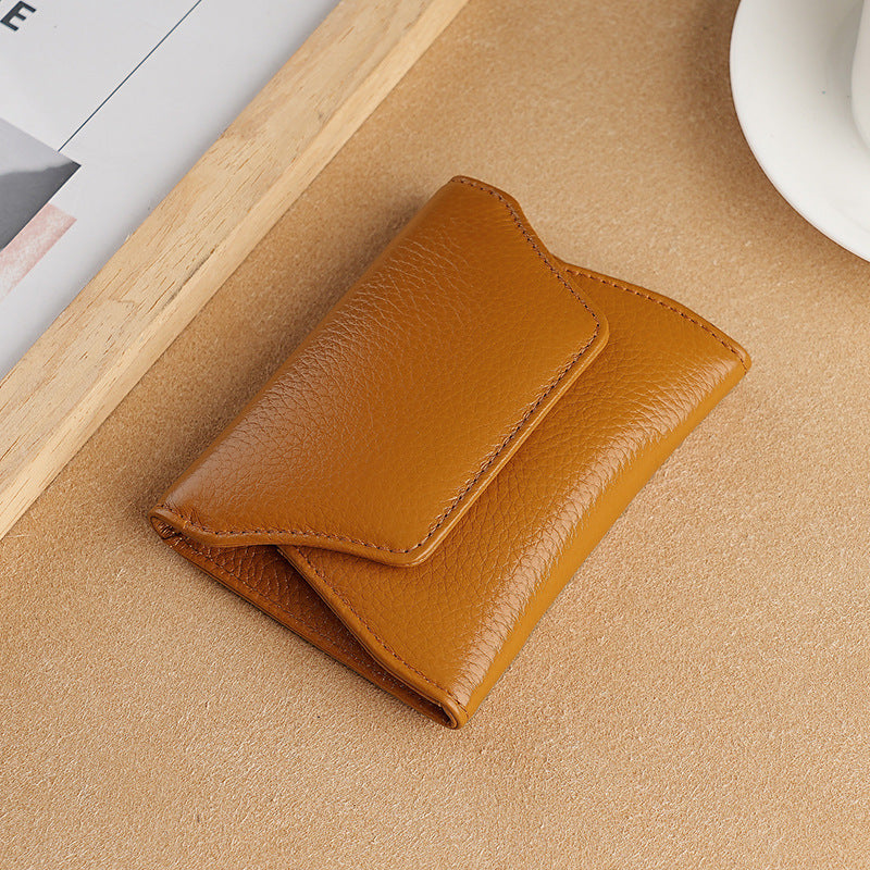 Coin and Card Holder Leather Purse