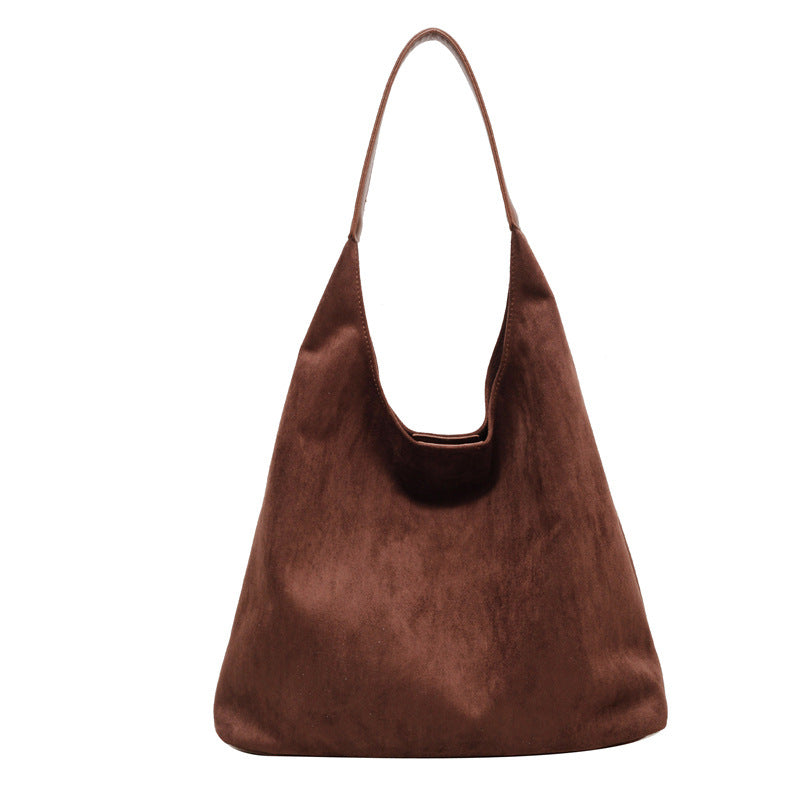 Suede Shoulder Bag