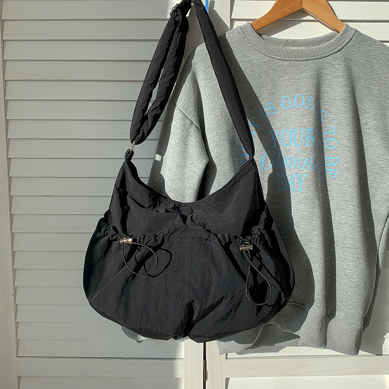 Pleated Pocket Nylon Bag