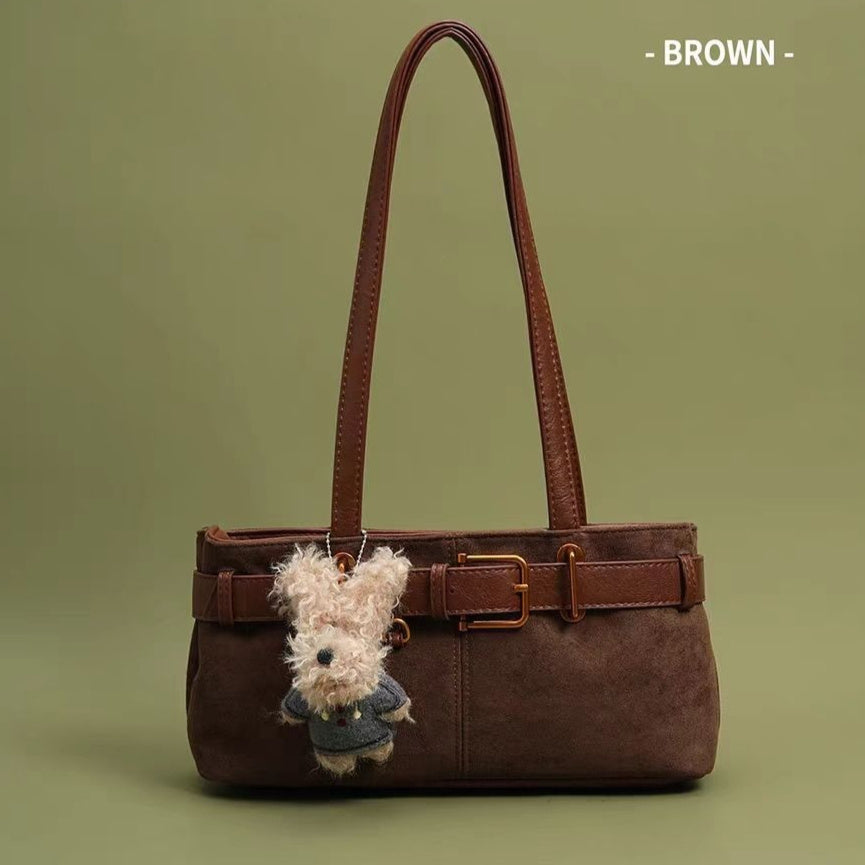 Casual Retro Shoulder Suede Bag