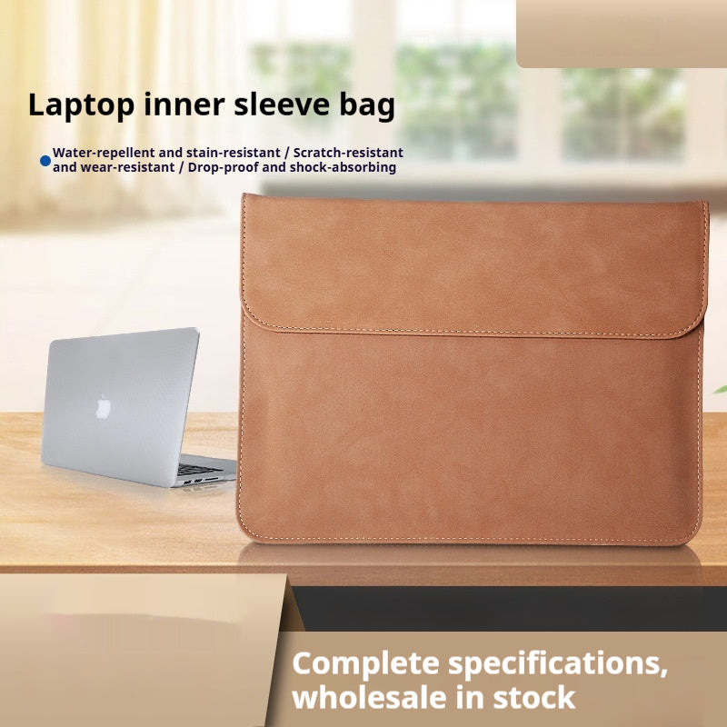 Frosted Leather Laptop inner Sleeve Bag
