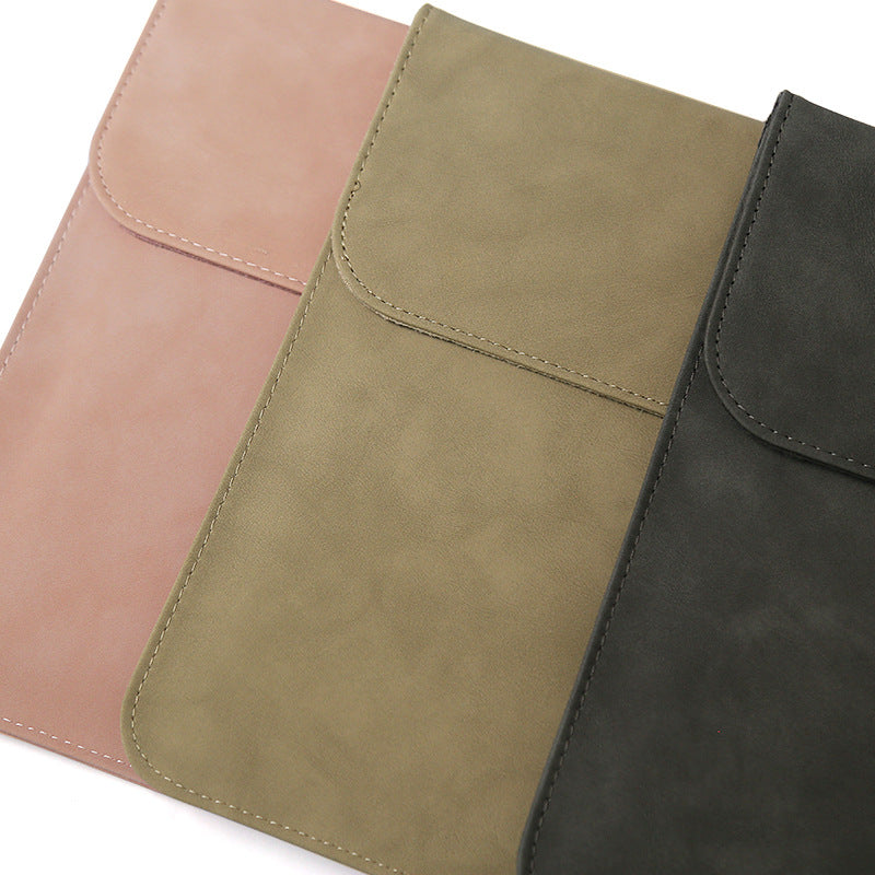 Frosted Leather Laptop inner Sleeve Bag