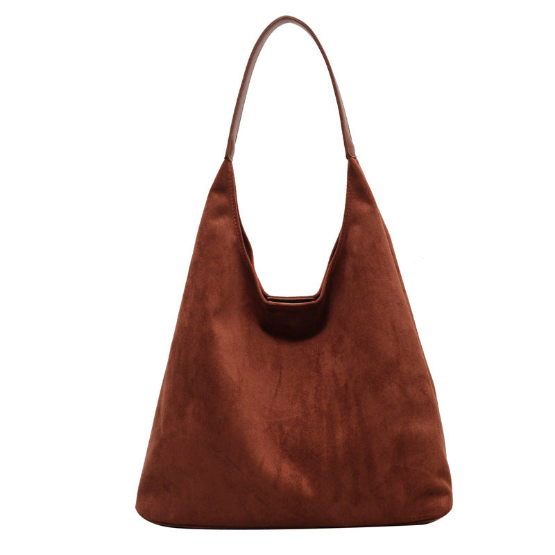 Suede Shoulder Bag