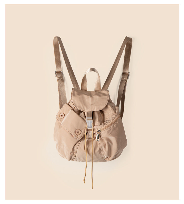 Drawstring Nylon Backpack