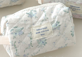 Floral Clutch Cosmetic Bag