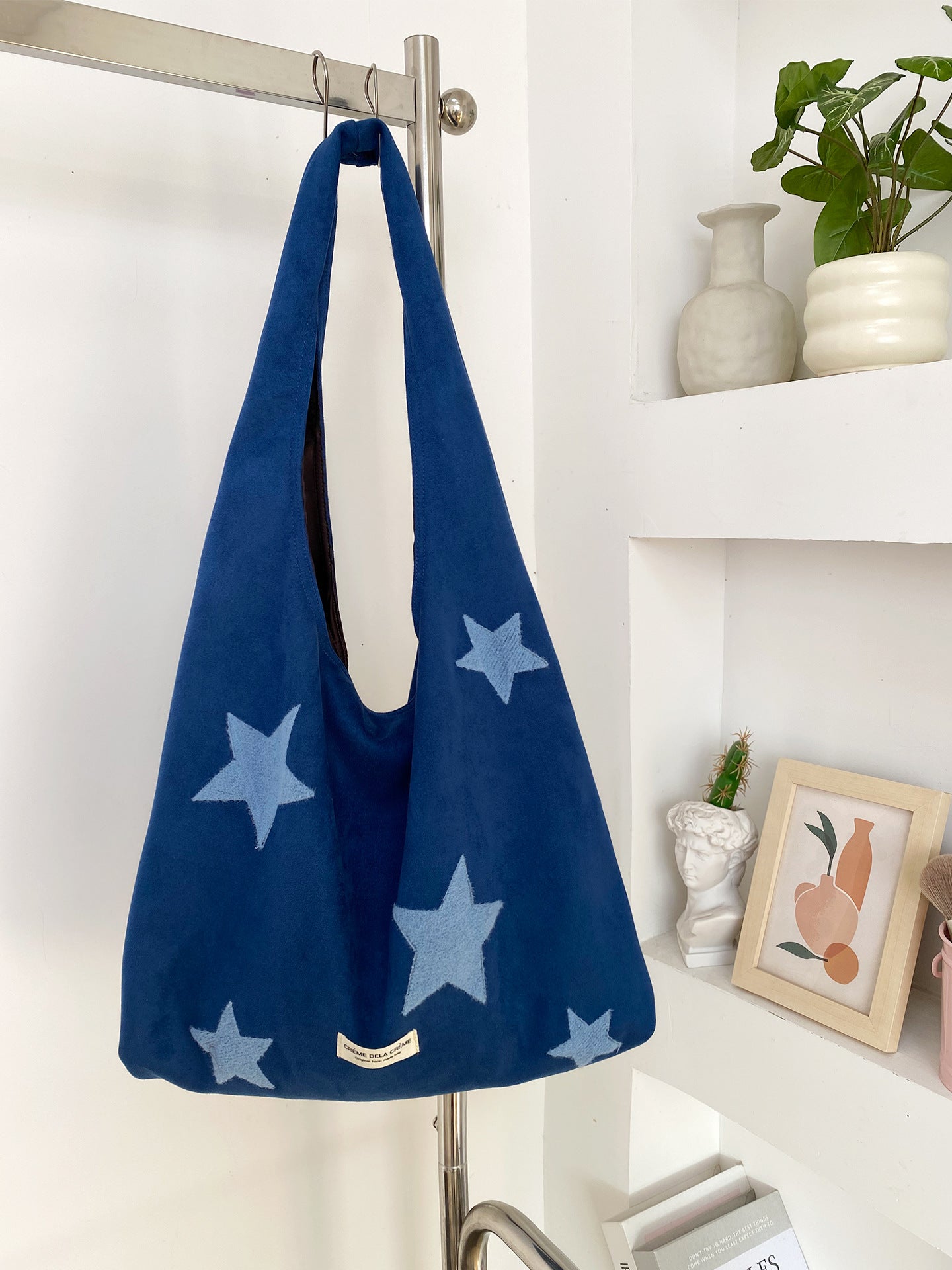 Star Suede Tote