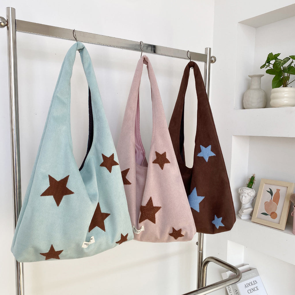 Star Suede Tote