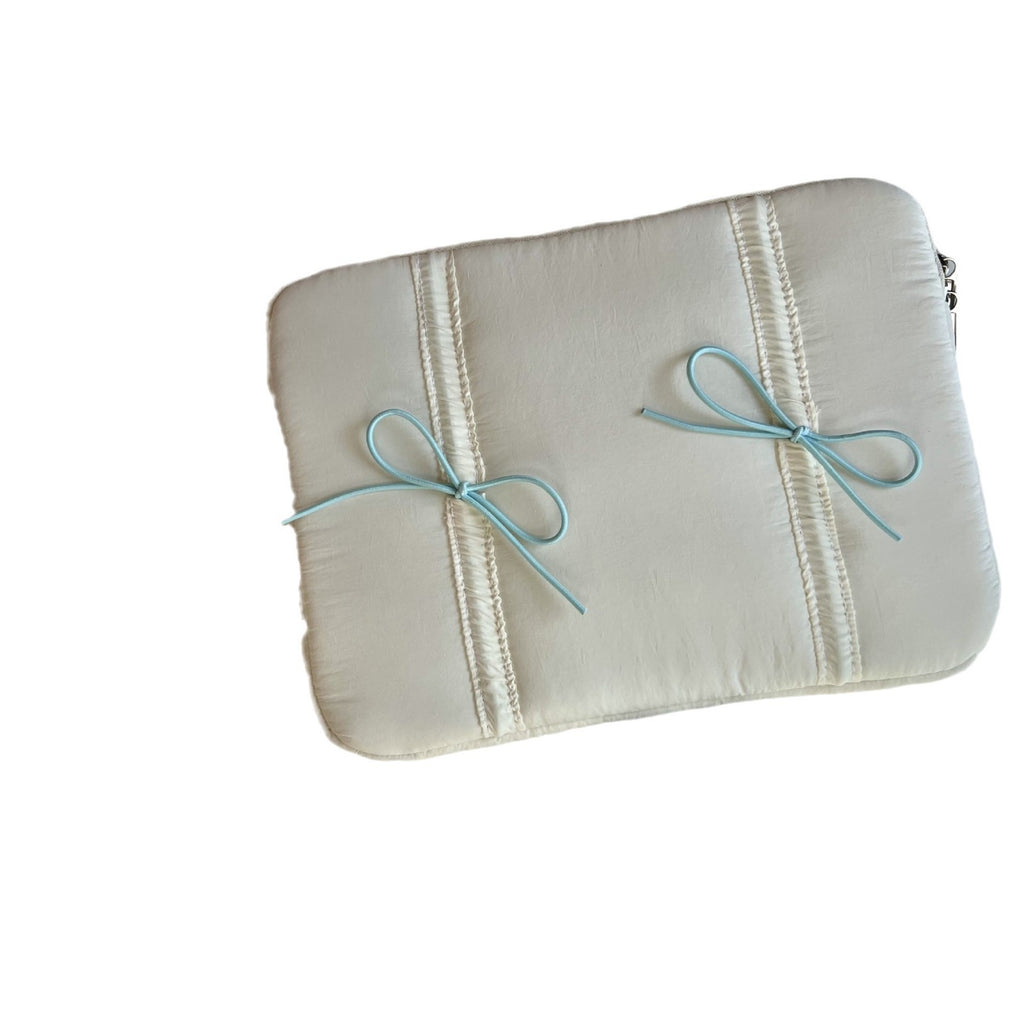 Elastic Lace Bow Tablet-Laptop Sleeve