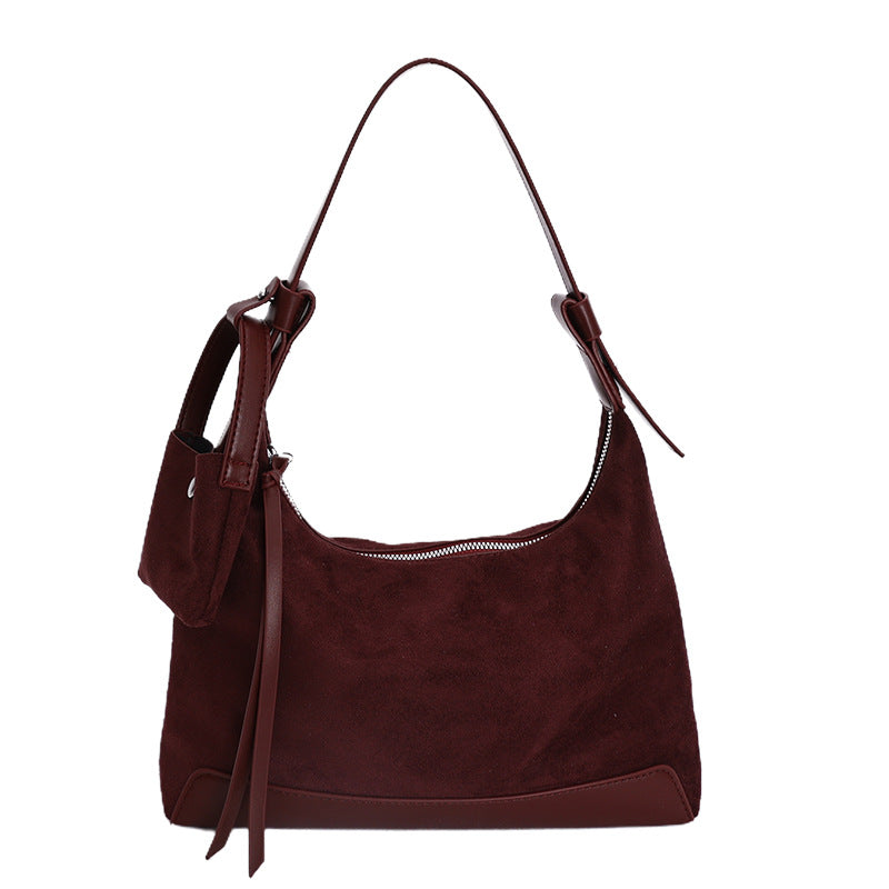 Retro Versatile Suede Bag