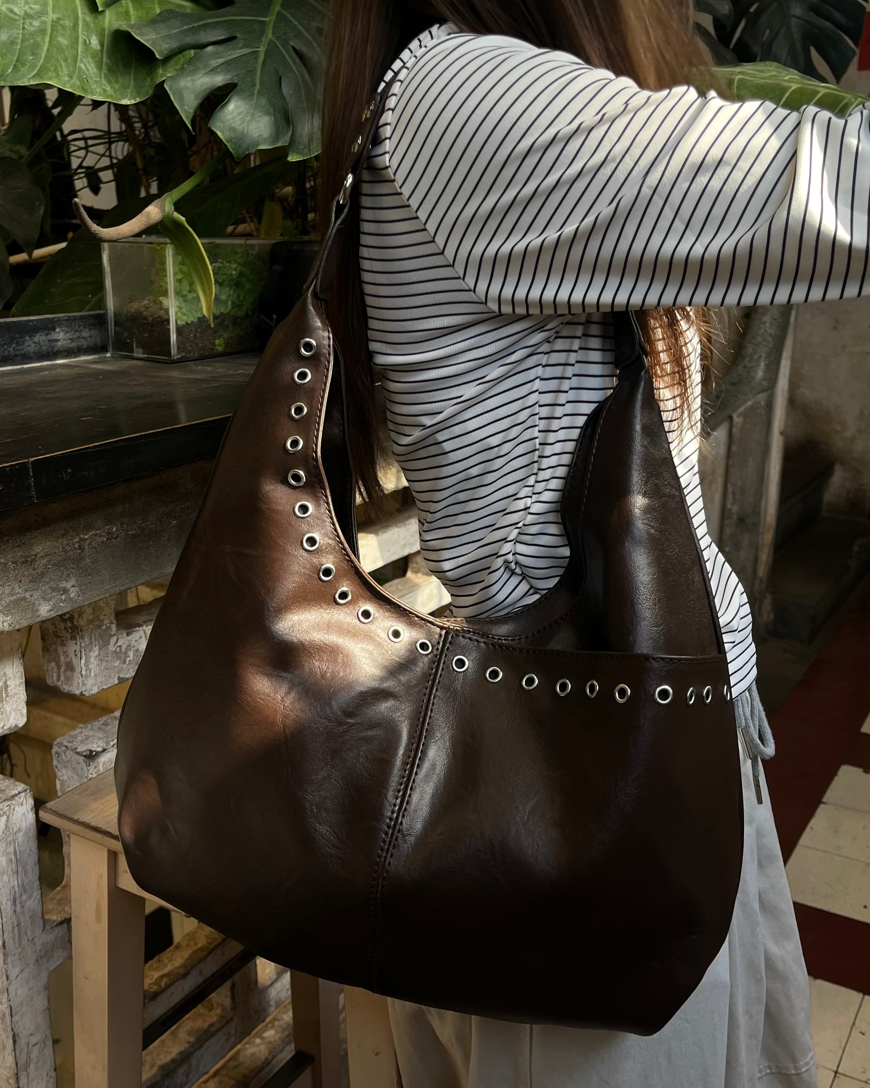 Retro Hobo Shoulder Bag