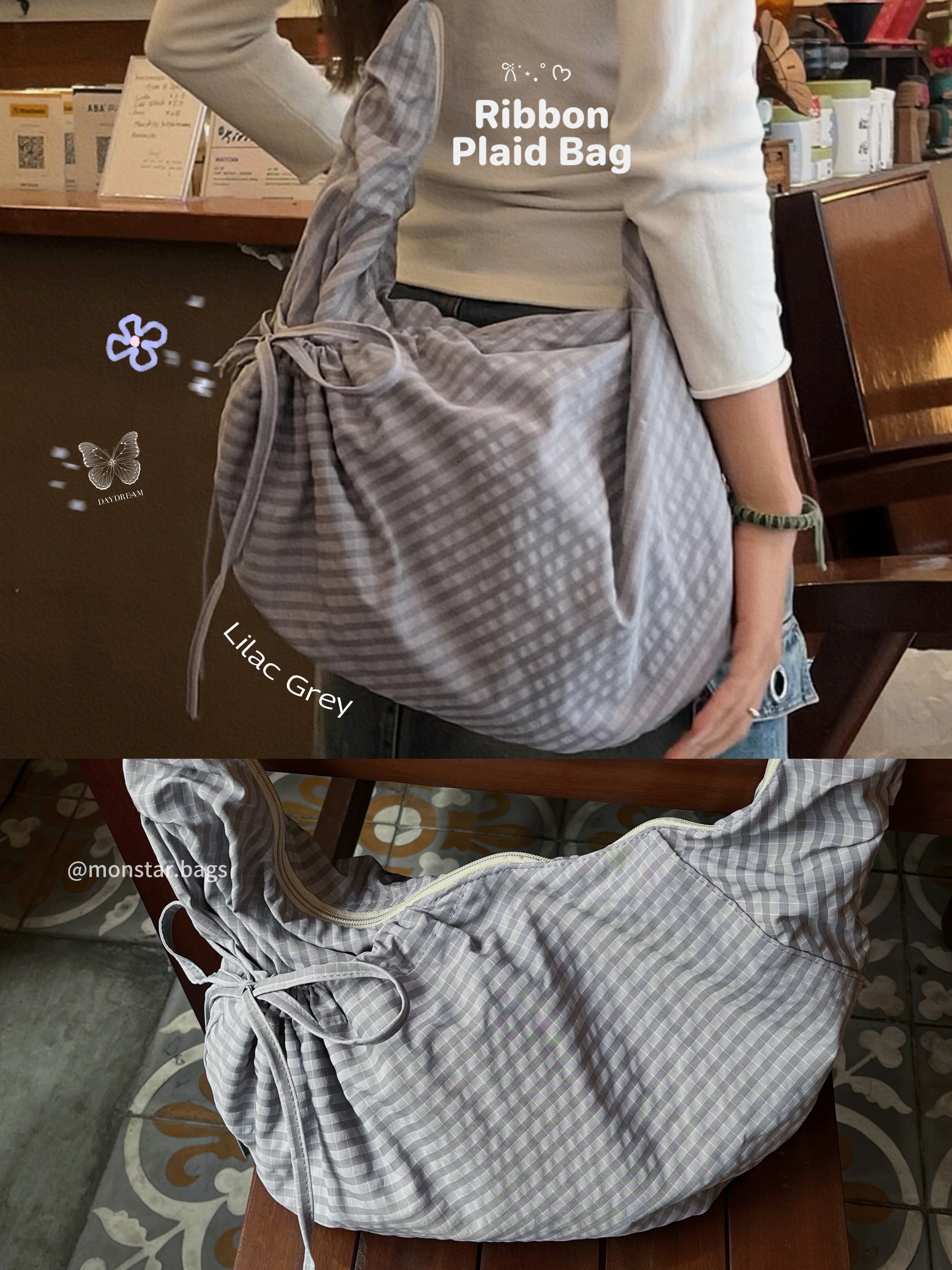 Ribbon Plaid Bag