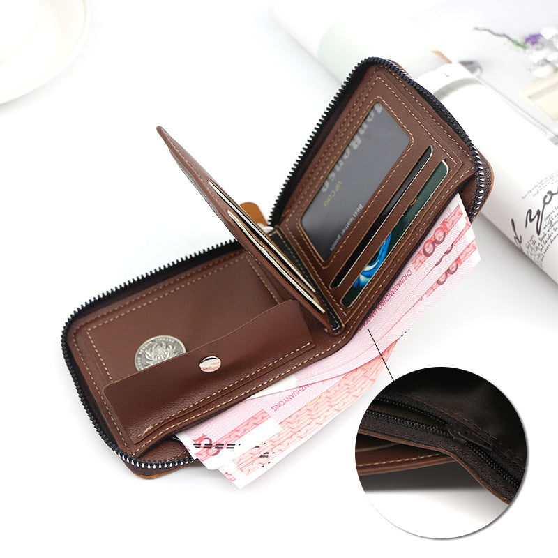 Men's Wallet Casual Zipper
