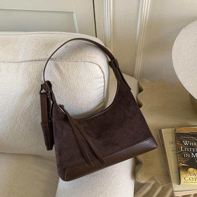 Retro Versatile Suede Bag