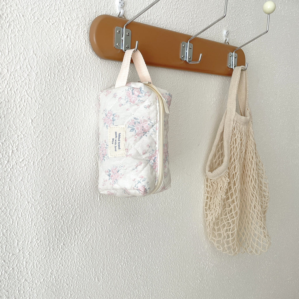 Floral Clutch Cosmetic Bag