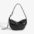 Trendy Pleated Leather Bag