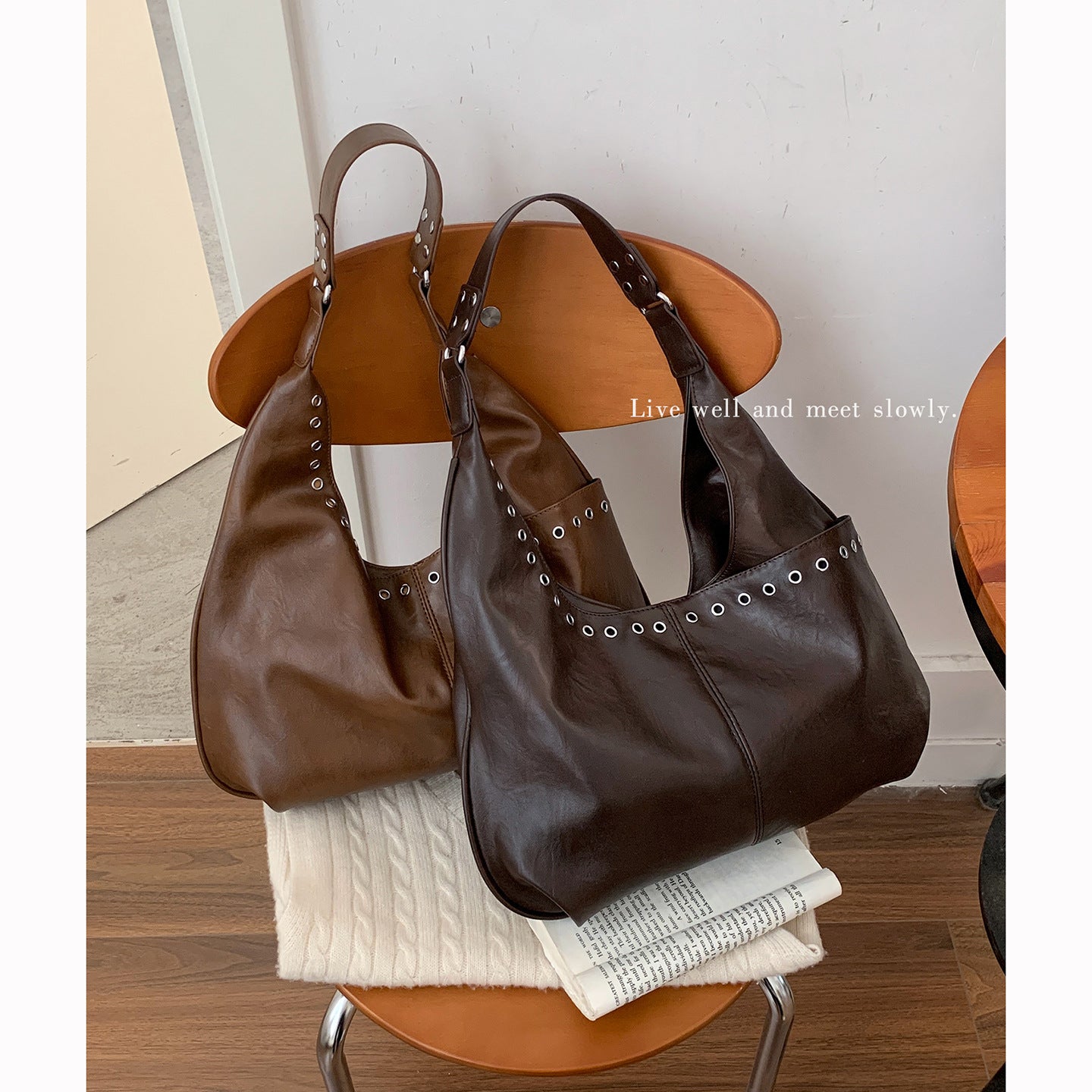 Retro Hobo Shoulder Bag