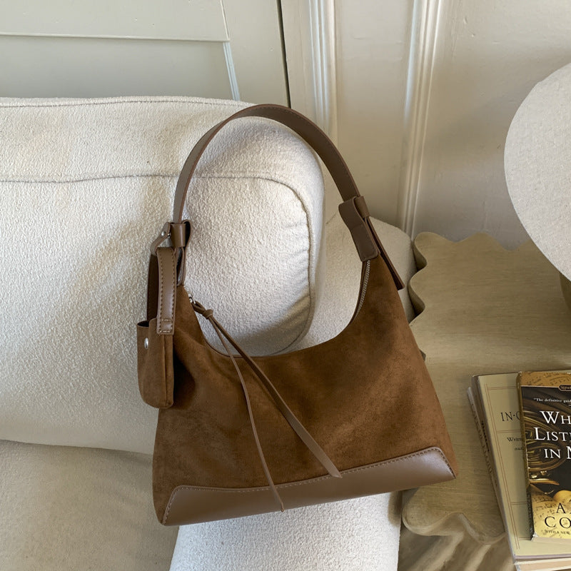 Retro Versatile Suede Bag