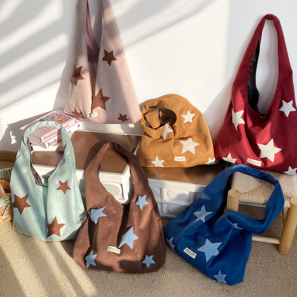 Star Suede Tote