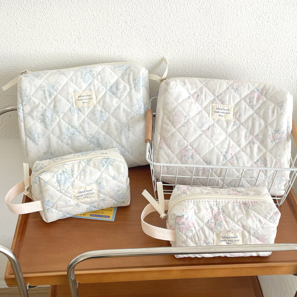 Floral Clutch Cosmetic Bag