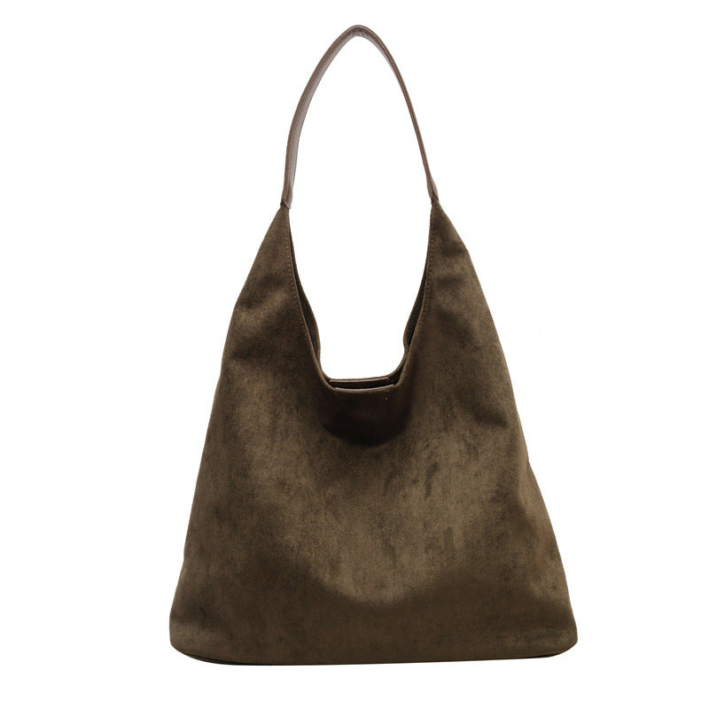 Suede Shoulder Bag