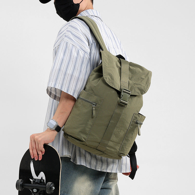 Men's And Women's Casual Nylon Backpack