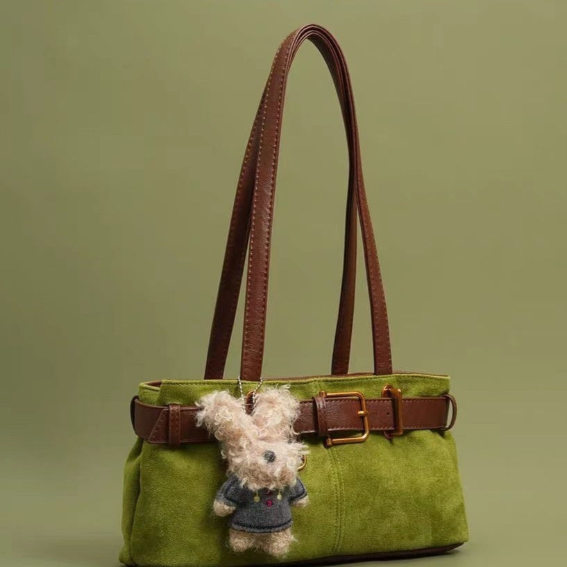 Casual Retro Shoulder Suede Bag
