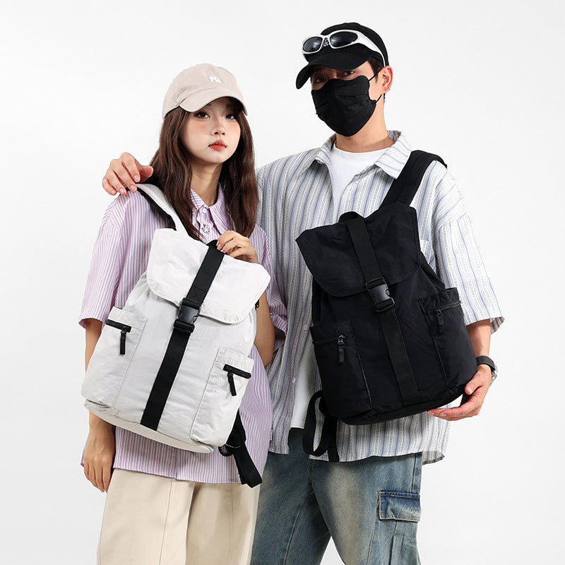 Men's And Women's Casual Nylon Backpack