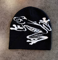 Casual Frog Knitted Street Jacquard Pullover Hat