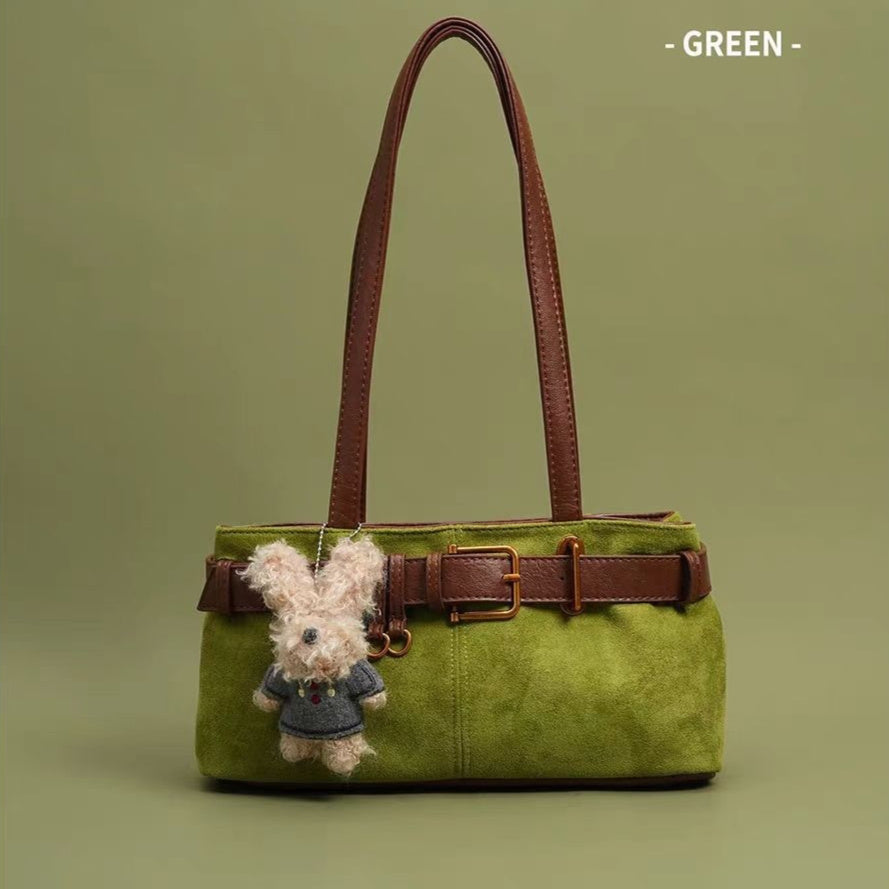 Casual Retro Shoulder Suede Bag