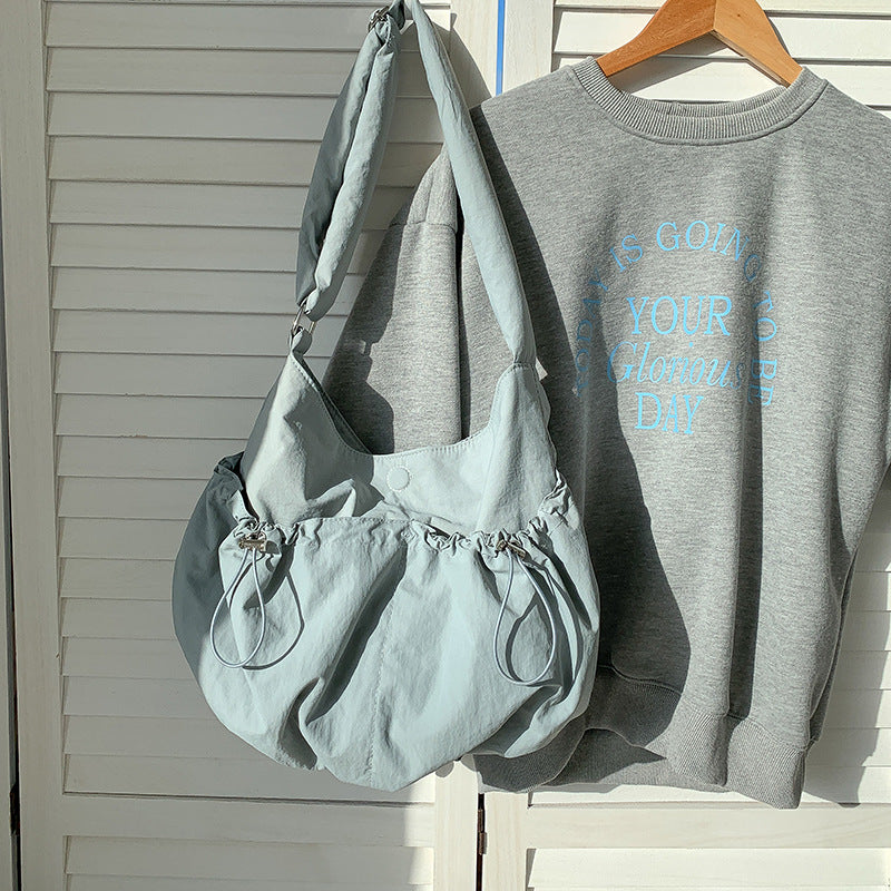 Pleated Pocket Nylon Bag