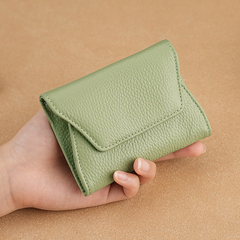 Coin and Card Holder Leather Purse